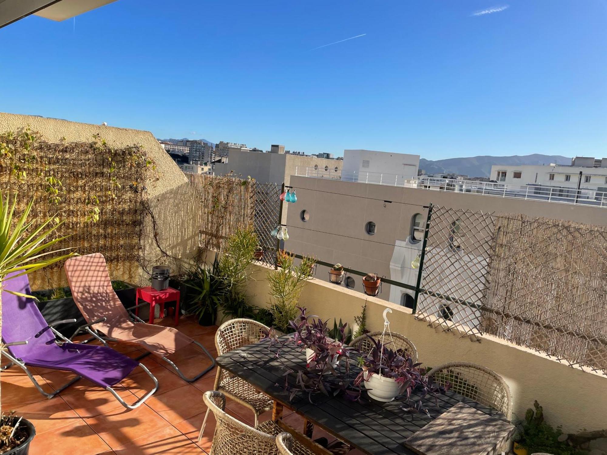 4 Personnes Appart 60 M2 Terrasse 35M2 Sejour Sud 2 Vraies Chambres Gare Saint-Charles Universite Марсель Екстер'єр фото